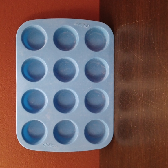 Wilton Mini Muffin Peanut Butter Cup Silicone Baking Candy Tray